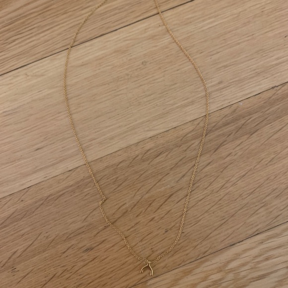 Jewelry - Gold Wishbone Necklace